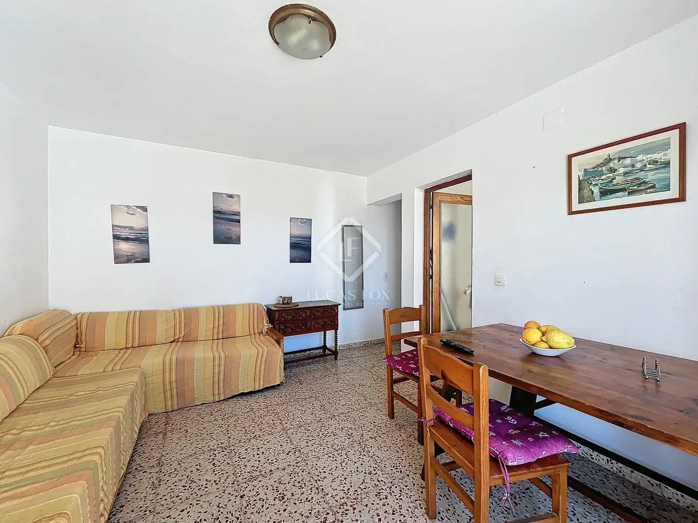 Sala d'estar de Casa o xalet en venda en Es Mercadal amb Jardí privat, Terrassa i Moblat