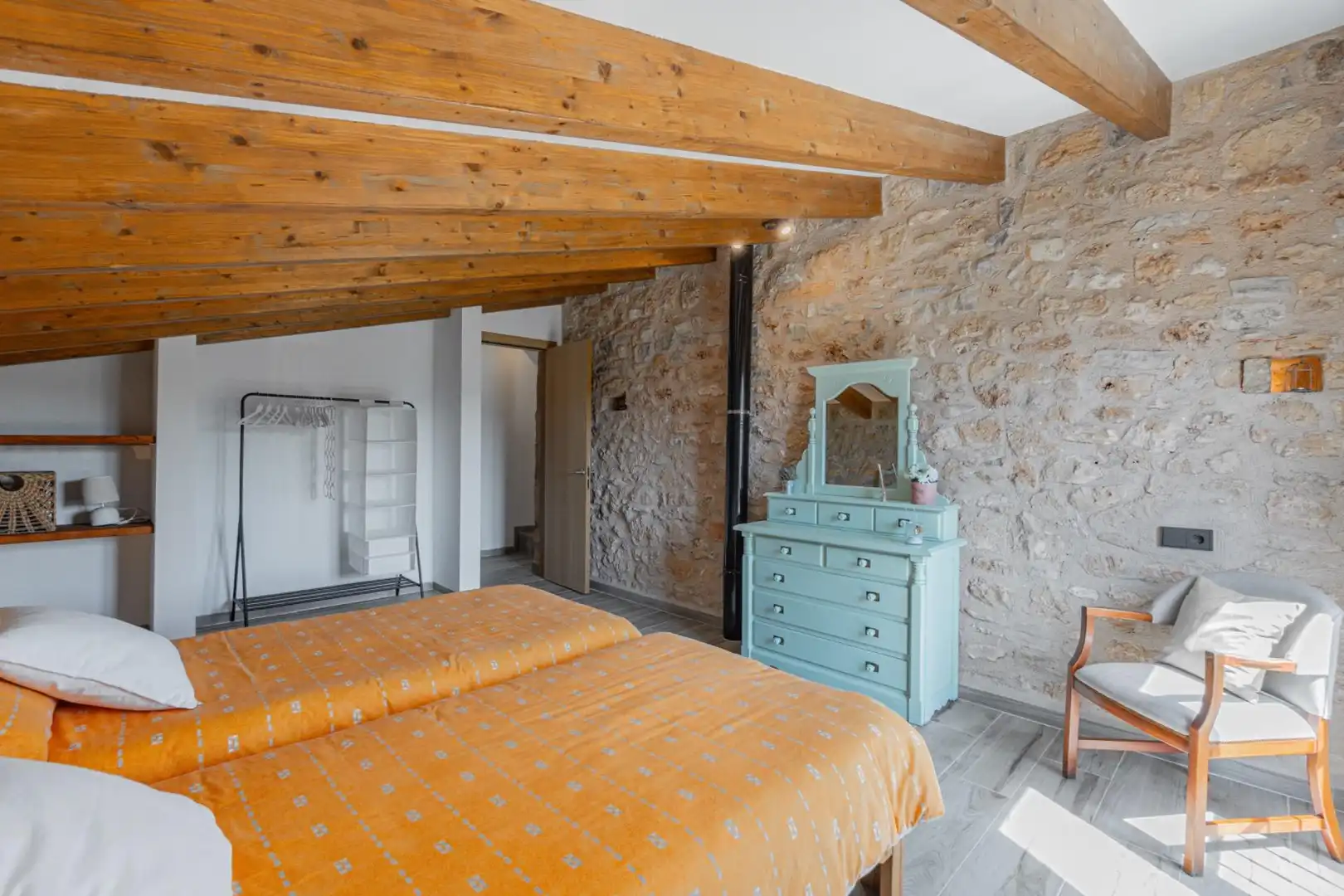 Schlafzimmer von Country house zur Miete in Manacor mit Klimaanlage, Heizung und Privatgarten