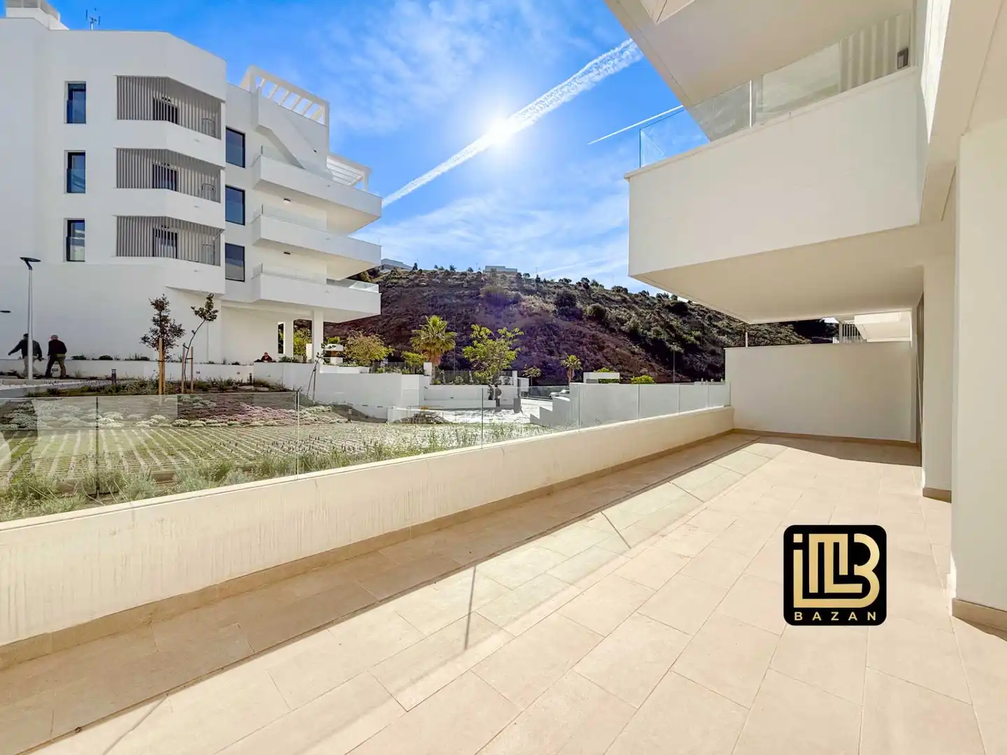Terrace of Flat for rent in Málaga  with Air Conditioner, Heating and Private garden