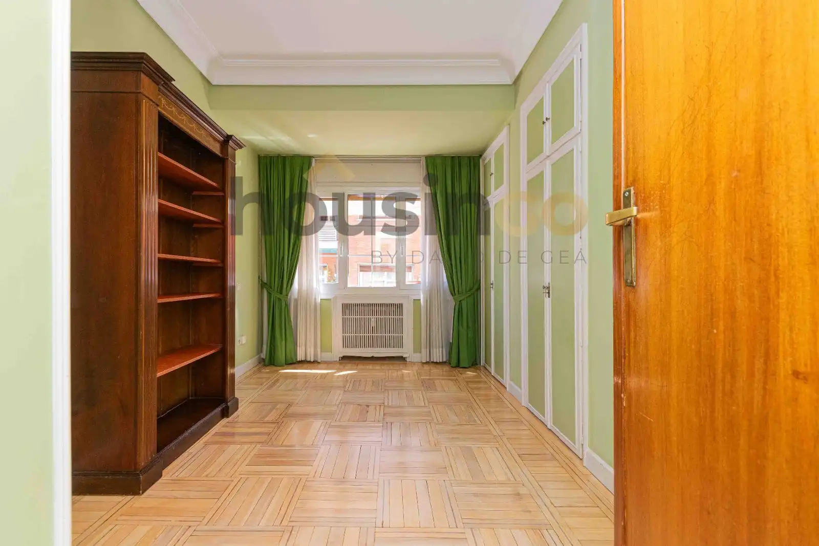 Schlafzimmer von Wohnung zur Miete in Madrid mit Heizung und Terrasse