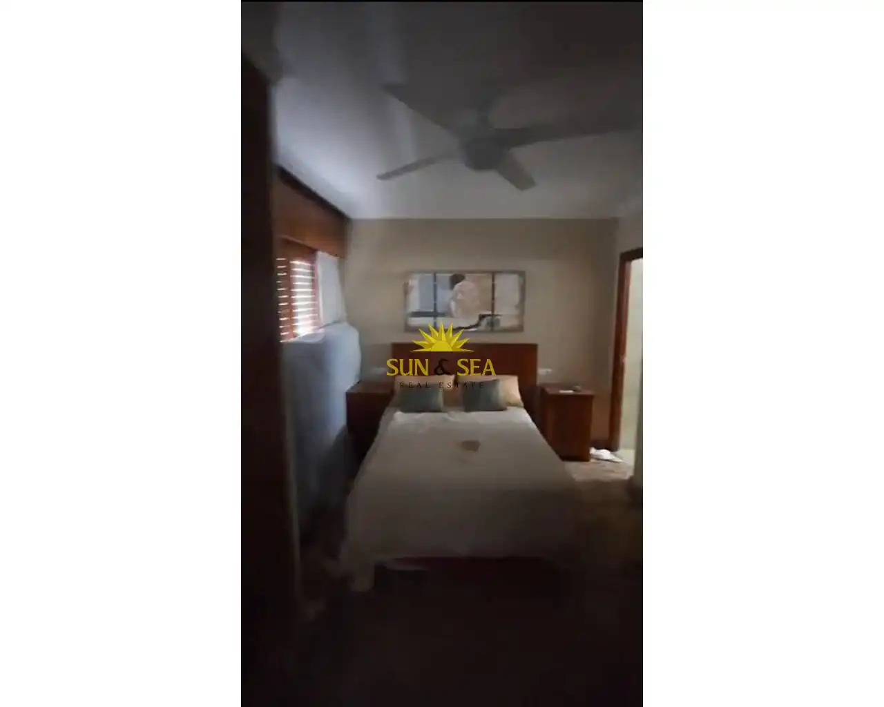 Dormitori de Apartament de lloguer en Alicante / Alacant amb Aire condicionat, Terrassa i Moblat