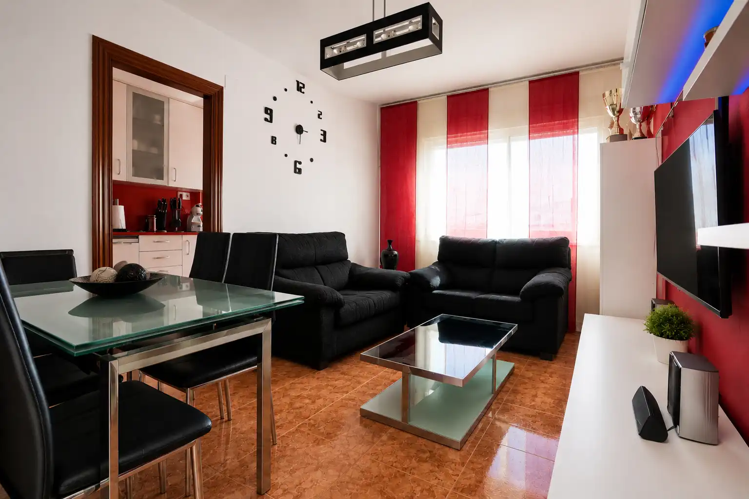 Sala d'estar de Pis en venda en Reus amb Aire condicionat i Moblat
