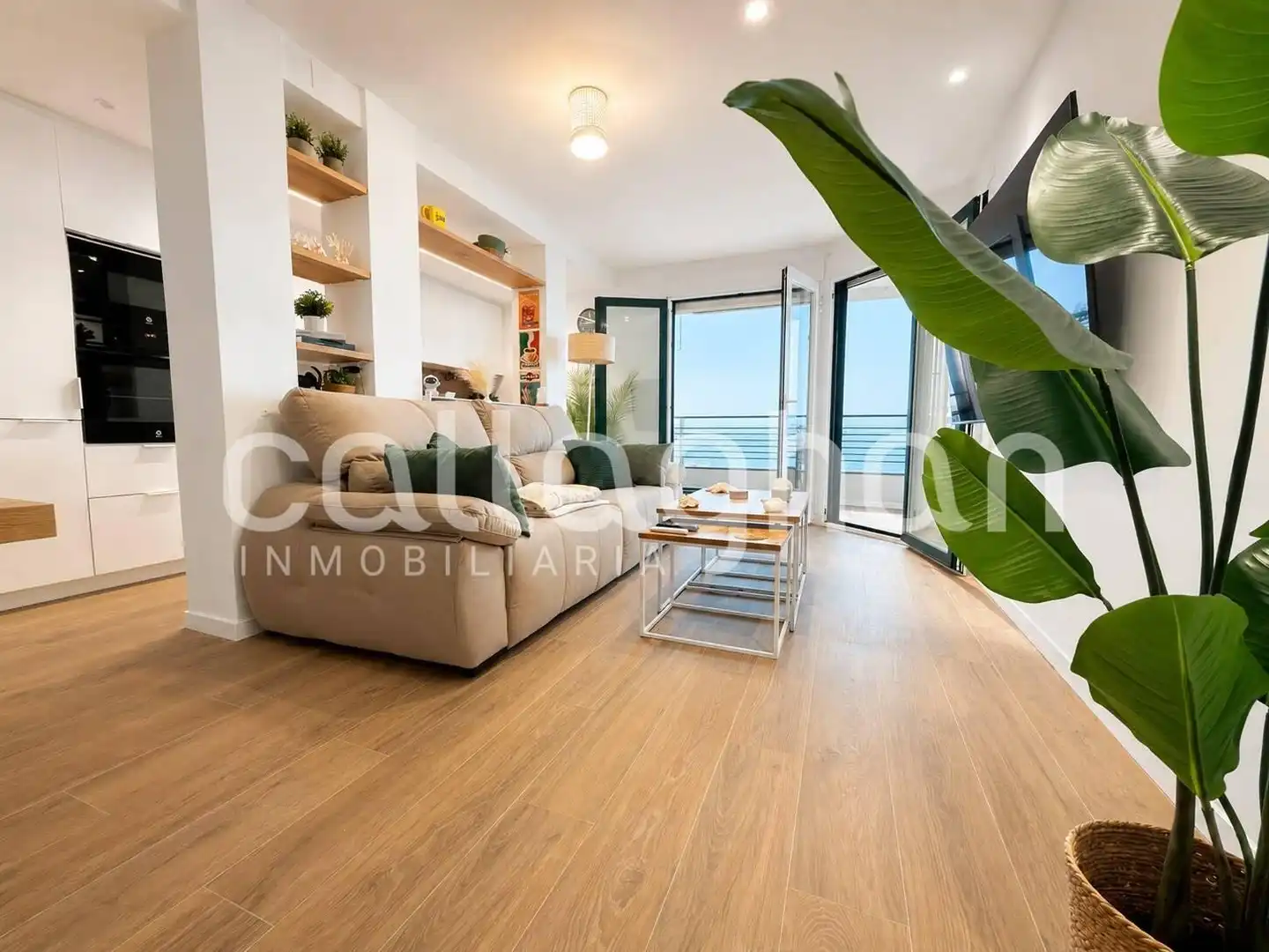 Living room of Flat for rent in Benicasim / Benicàssim  with Air Conditioner, Heating and Terrace