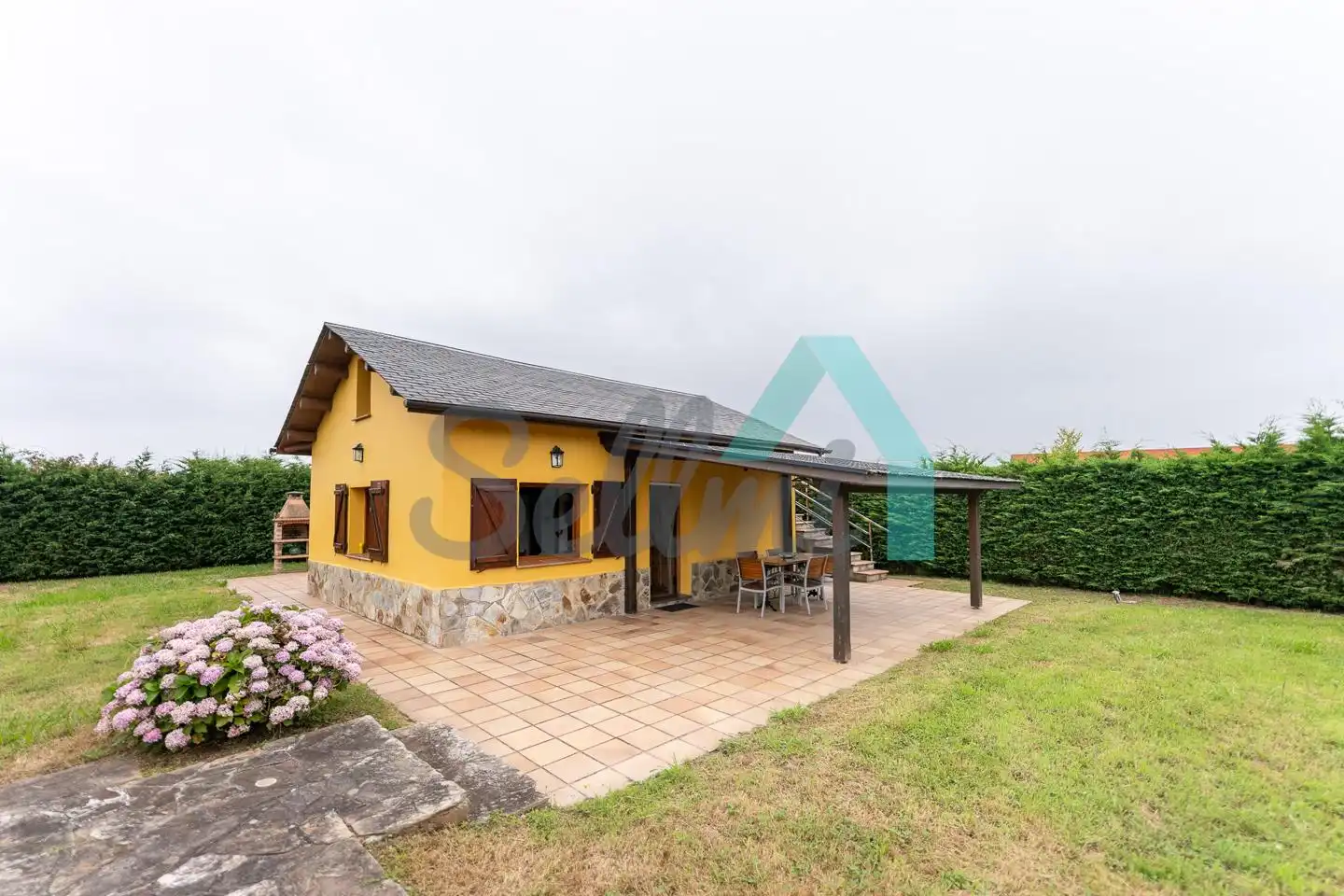 Exterior view of Houses for sale in Valdés - Luarca  with Private garden, Parquet flooring and Terrace
