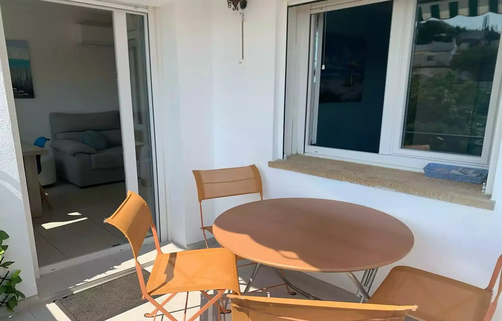 Terrasse von Wohnung zum Verkauf in Roses mit Klimaanlage, Heizung und Terrasse
