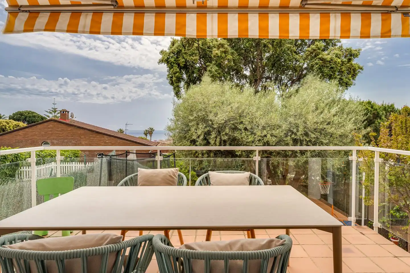 Terrassa de Casa o xalet en venda en Teià amb Calefacció, Jardí privat i Terrassa