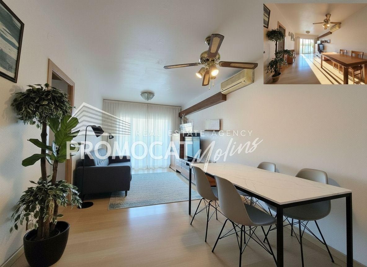 Sala de estar de Piso en venta en El Papiol con Aire acondicionado, Parquet y Terraza