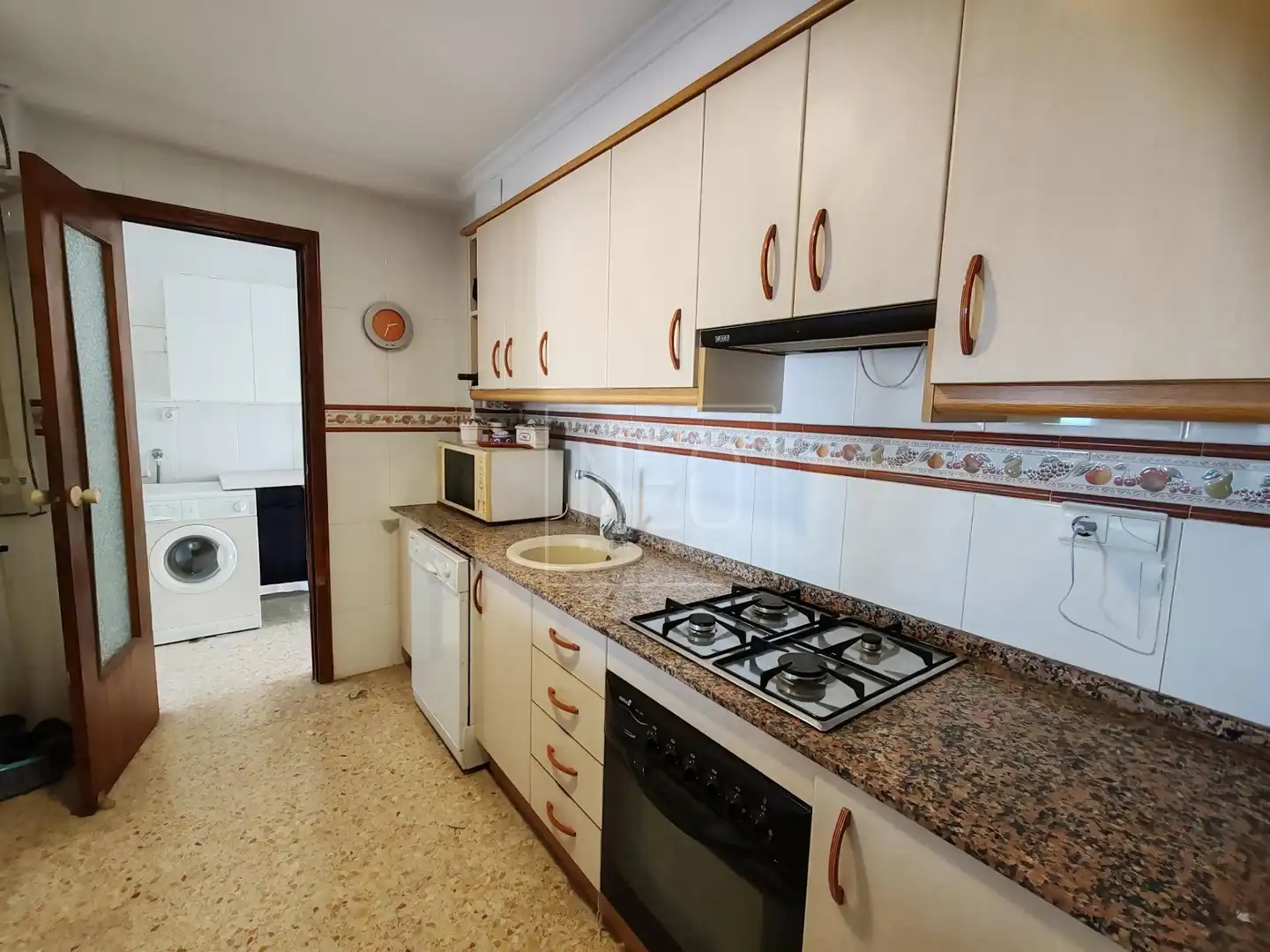 Kitchen of Flat for sale in Dénia  with Air Conditioner, Private garden and Terrace