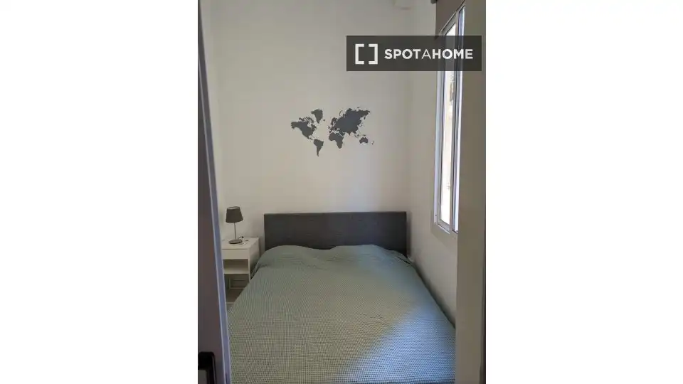 Bedroom of Flat for rent in Barcelona  with Air Conditioner, Heating and Furnished