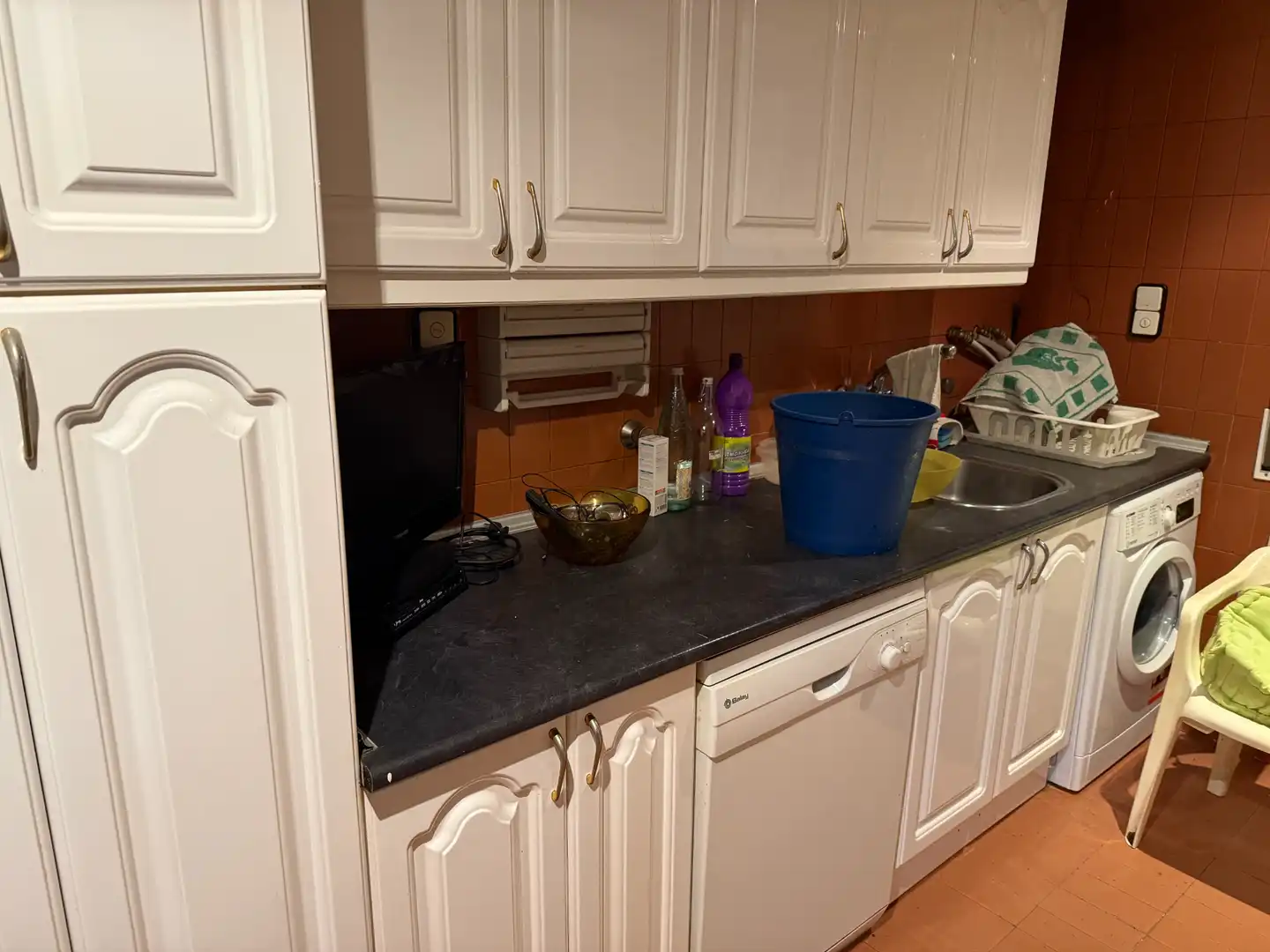 Cocina de Casa adosada en venta en Utebo con Aire acondicionado, Calefacción y Jardín privado