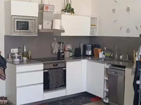 Kitchen of Flat for sale in Santa Coloma de Gramenet  with Air Conditioner