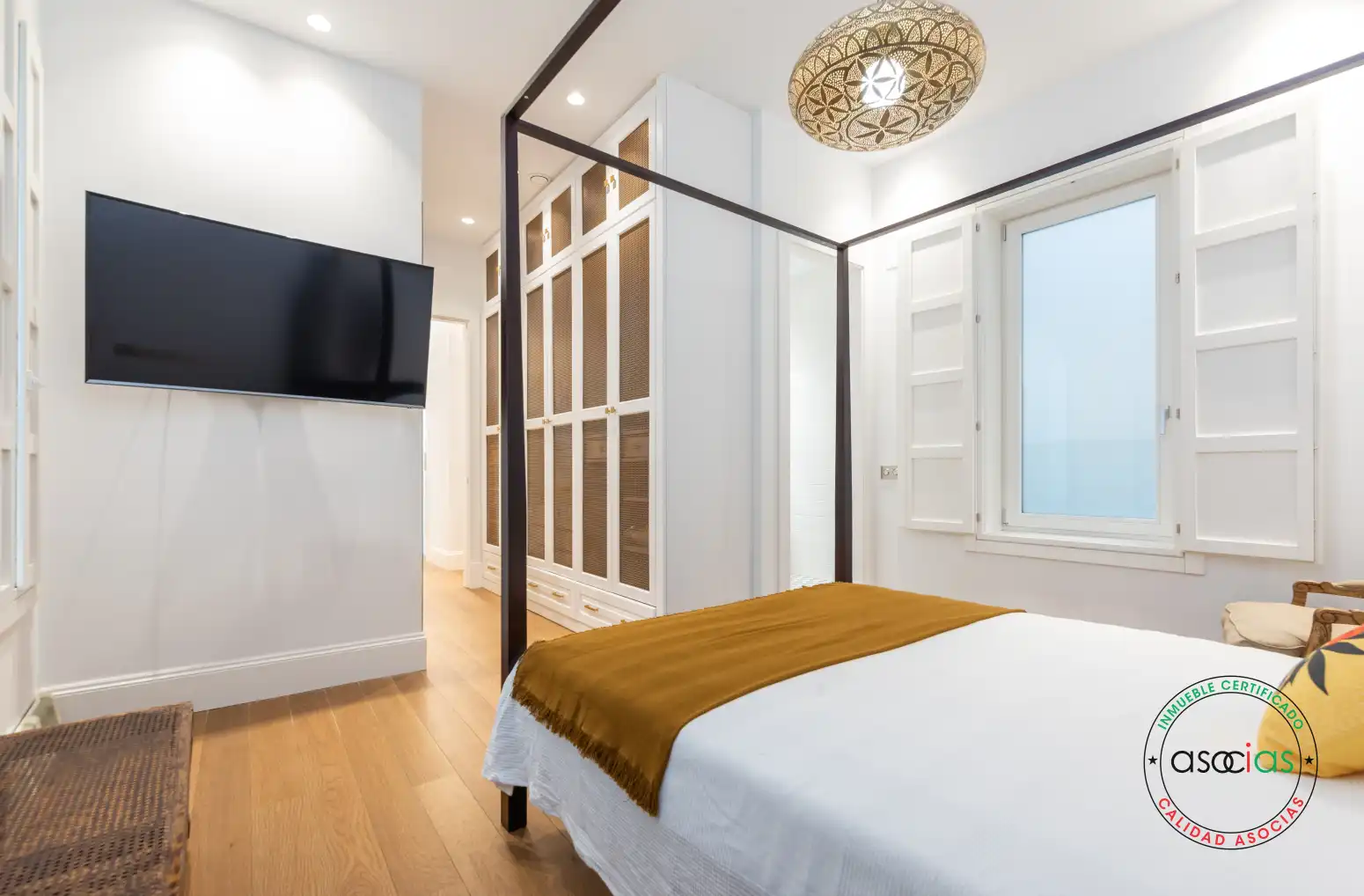 Schlafzimmer von Wohnung zum Verkauf in Gijón  mit Heizung