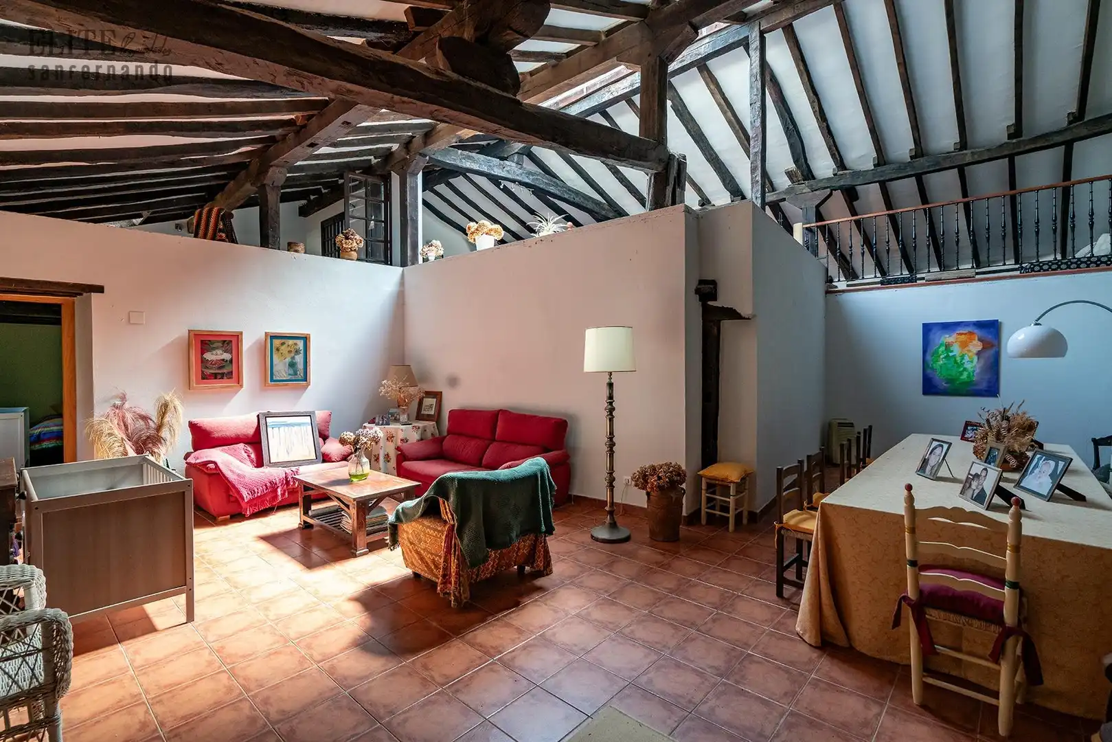 Sala de estar de Casa o chalet en venta en Puente Viesgo con Calefacción, Jardín privado y Terraza