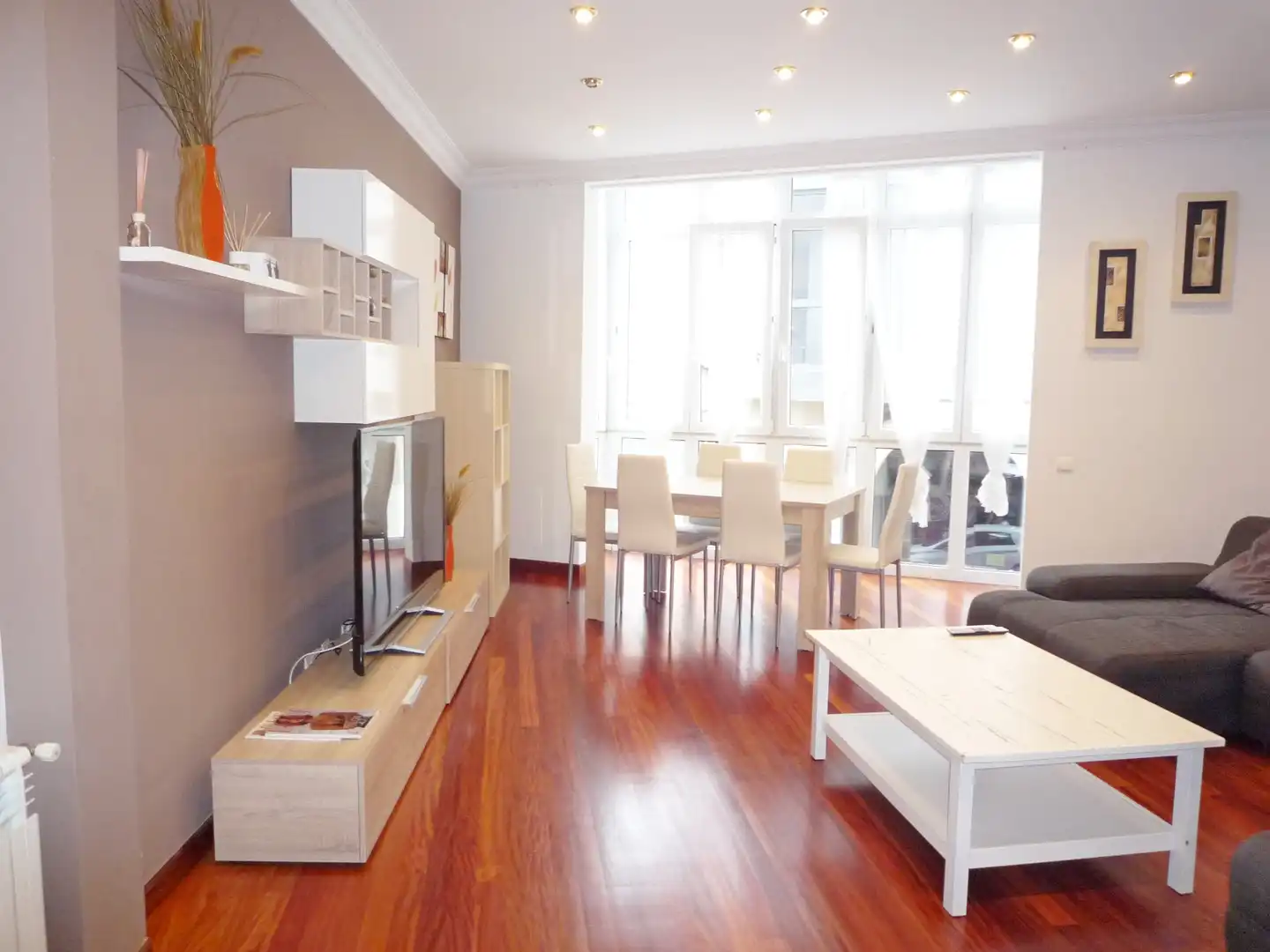 Living room of Flat for rent in Santander  with Heating and Furnished