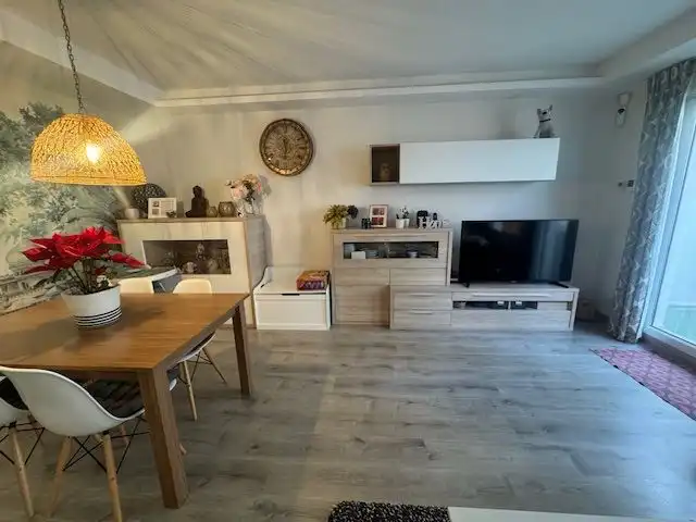 Sala d'estar de Casa adosada en venda en Alcoy / Alcoi amb Calefacció, Terrassa i Traster