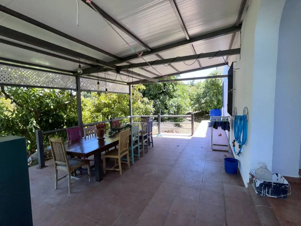 Terrassa de Finca rústica en venda en Estepona amb Aire condicionat, Calefacció i Jardí privat