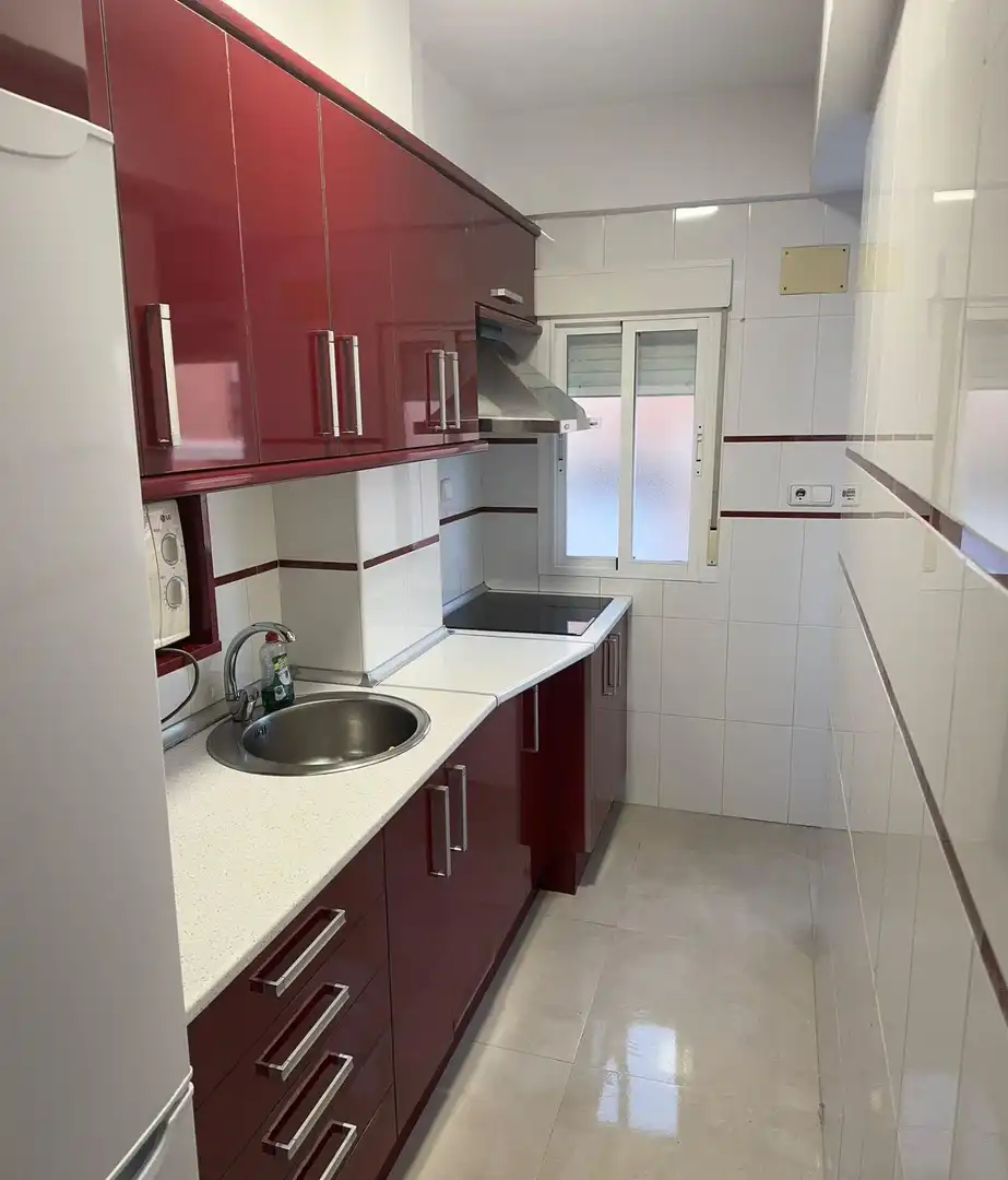 Kitchen of Flat for sale in Roquetas de Mar  with Air Conditioner and Balcony