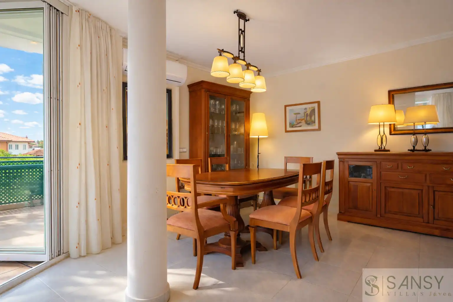 Menjador de Apartament en venda en Jávea / Xàbia amb Aire condicionat, Calefacció i Piscina comunitària