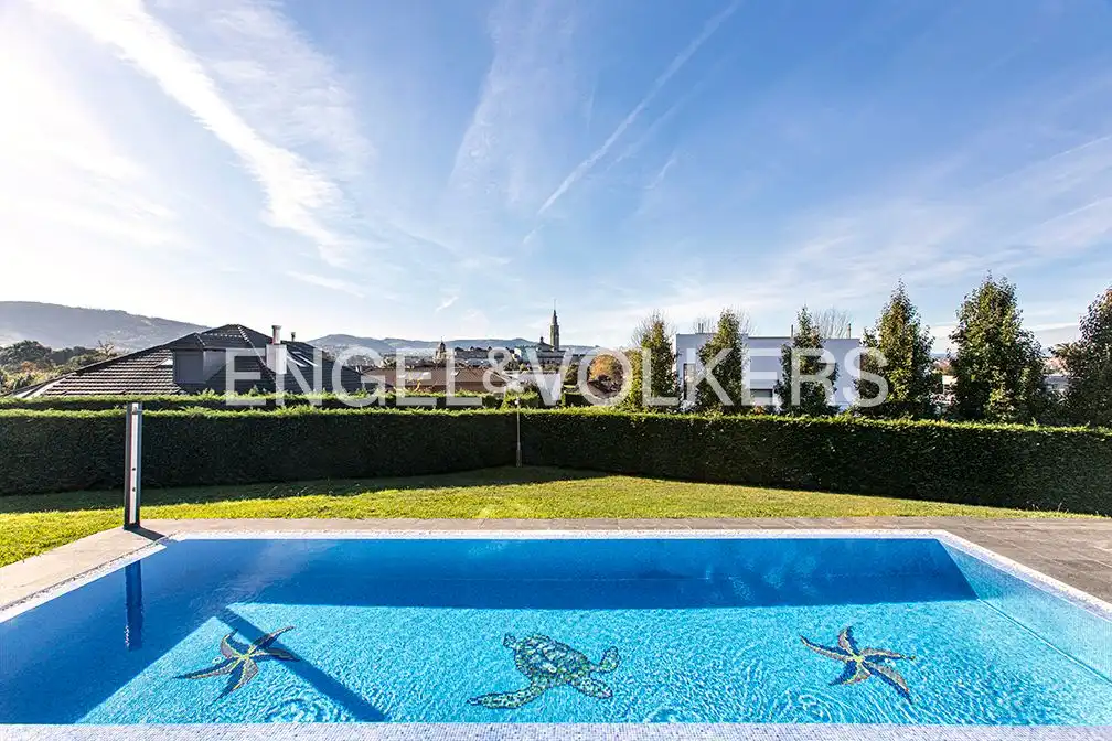 Swimming pool of Houses for sale in Gijón   with Air Conditioner, Heating and Private garden