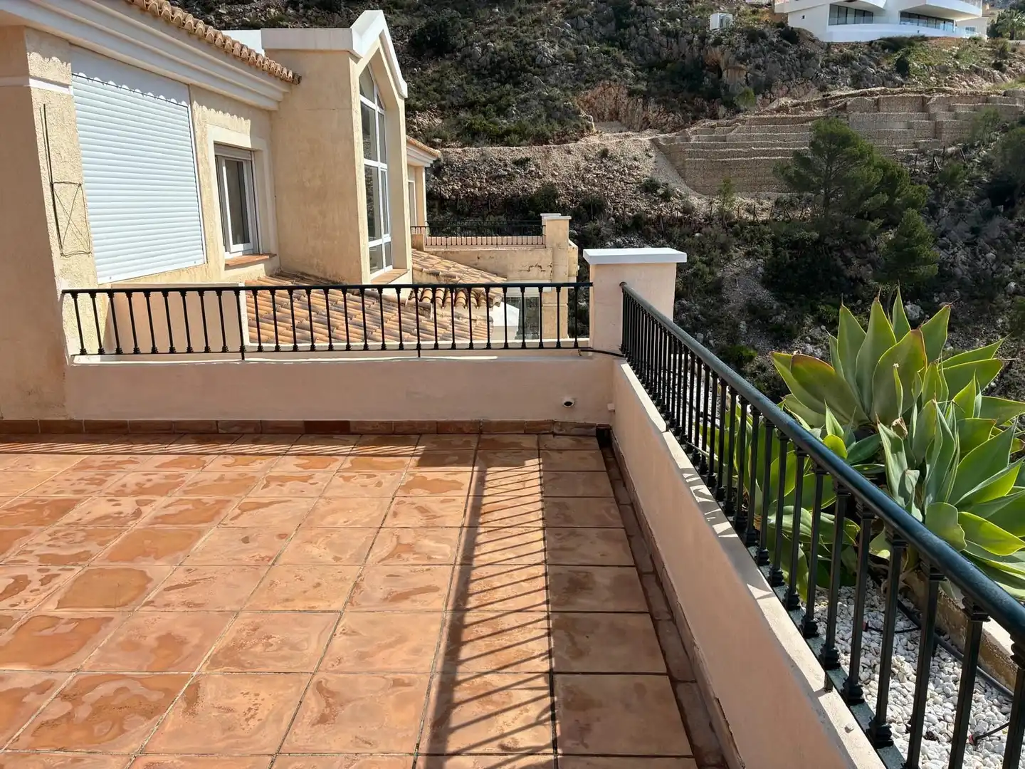 Terrasse von Dachboden zum Verkauf in Altea mit Klimaanlage, Heizung und Möbliert