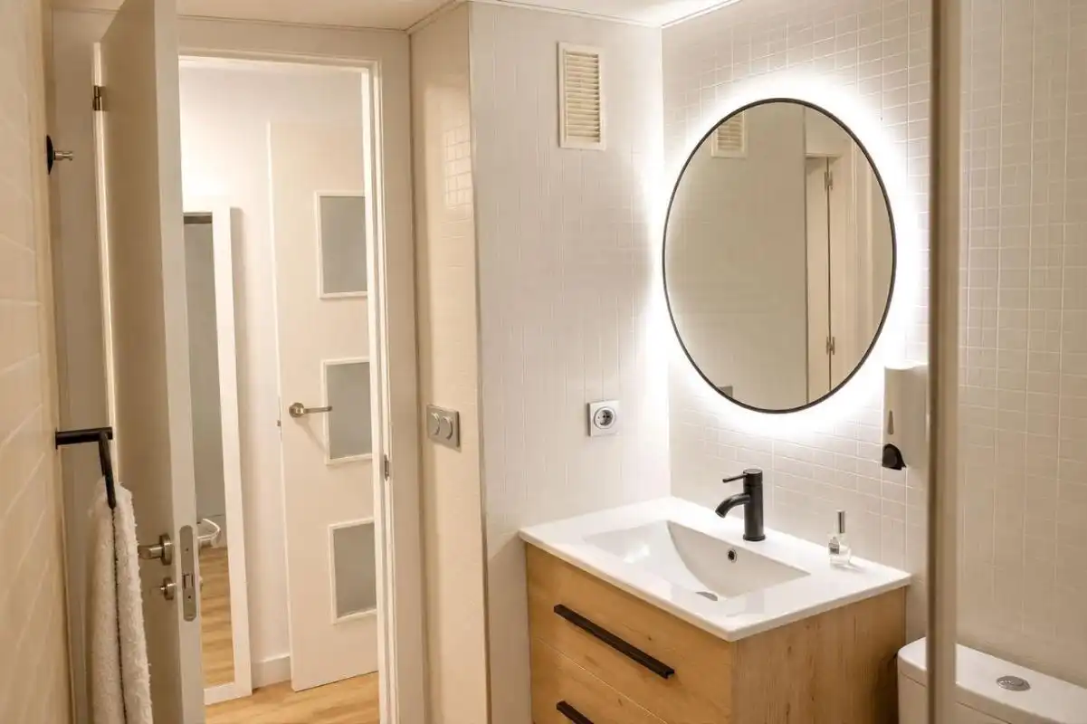 Bathroom of Flat for sale in Dénia  with Air Conditioner and Heating