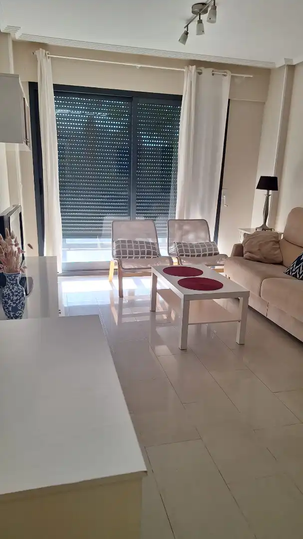 Sala d'estar de Pis de lloguer en Alicante / Alacant amb Aire condicionat, Calefacció i Terrassa