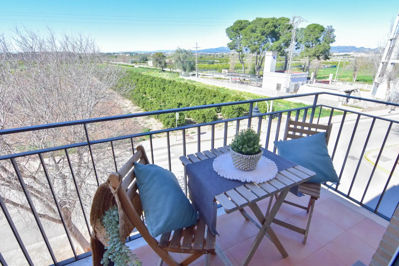 Garden of Flat for sale in Museros  with Swimming Pool, Balcony and Community pool