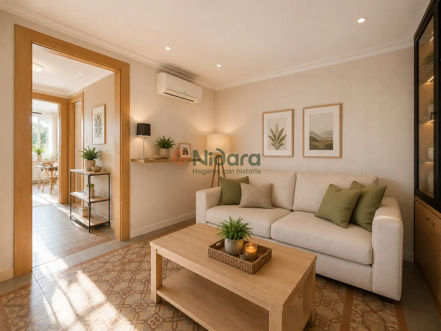 Living room of Attic for sale in Barcelona  with Air Conditioner, Heating and Furnished