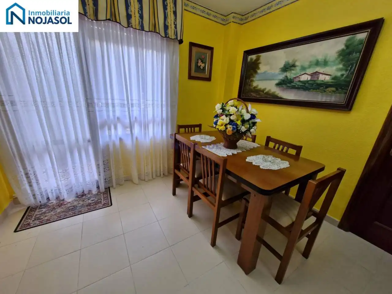 Comedor de Apartamento en venta en Noja con Jardín privado, Amueblado y Balcón