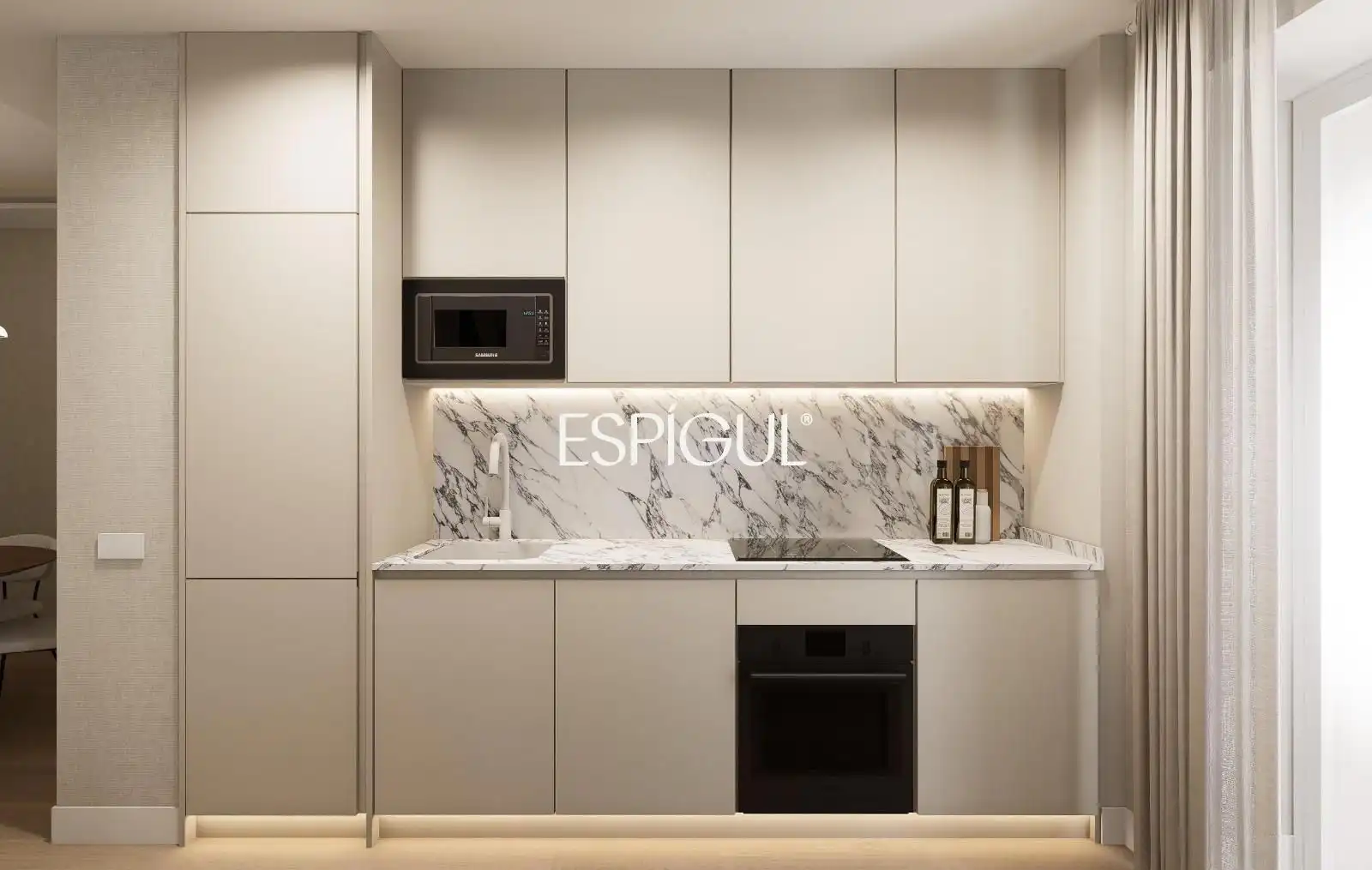 Cocina de Piso en venta en  Madrid Capital con Aire acondicionado, Calefacción y Amueblado