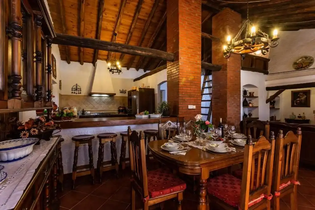 Dining room of Houses for sale in La Granjuela  with Air Conditioner