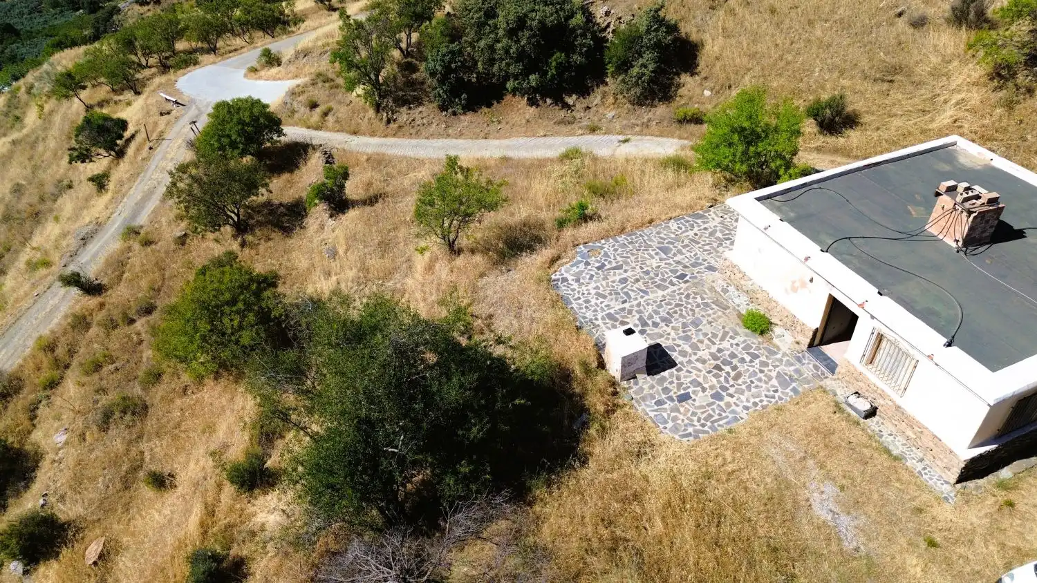 Vista exterior de Casa o chalet en venta en Lanjarón con Terraza