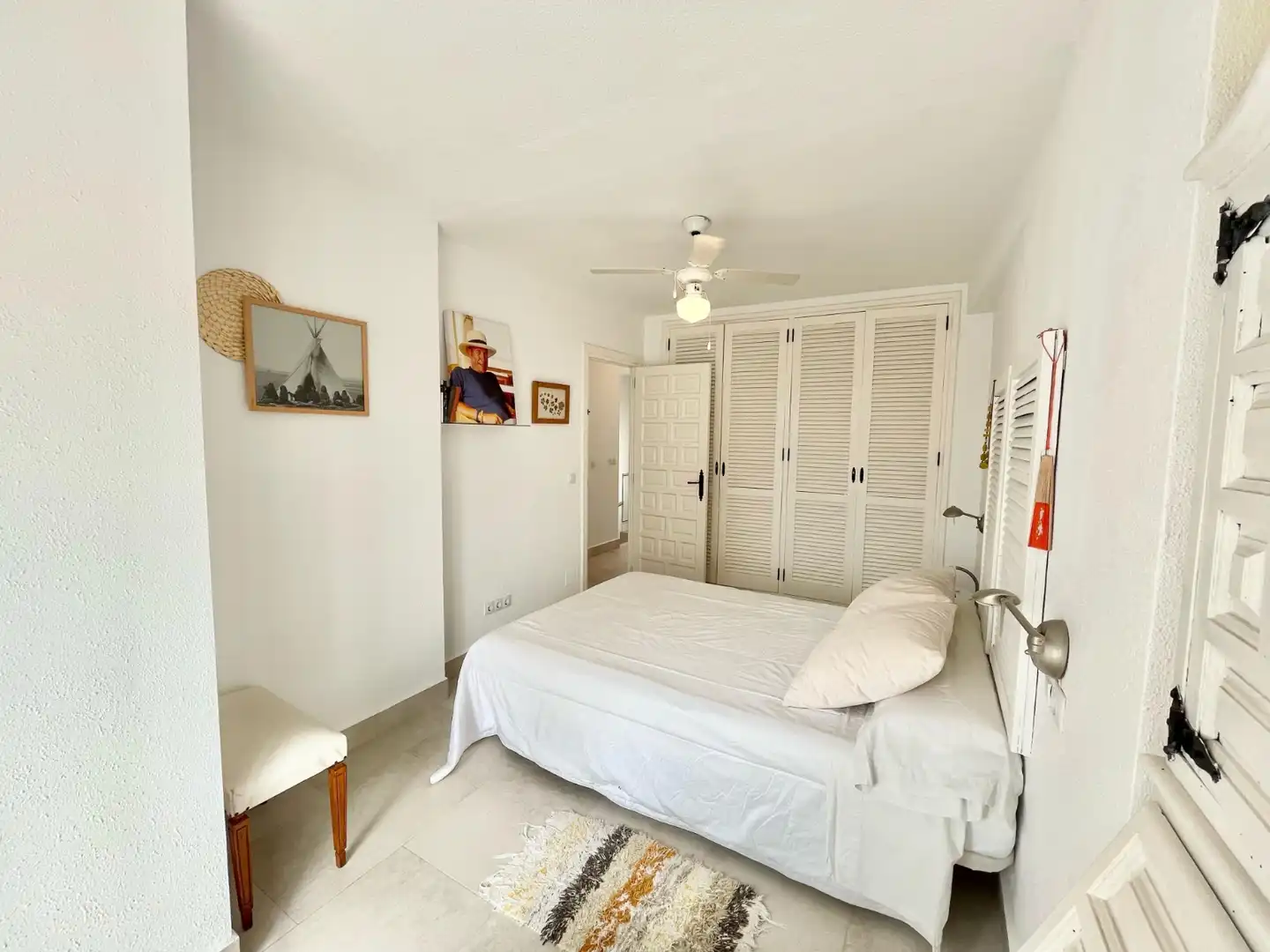 Bedroom of Houses for rent in La Manga del Mar Menor  with Air Conditioner, Heating and Terrace