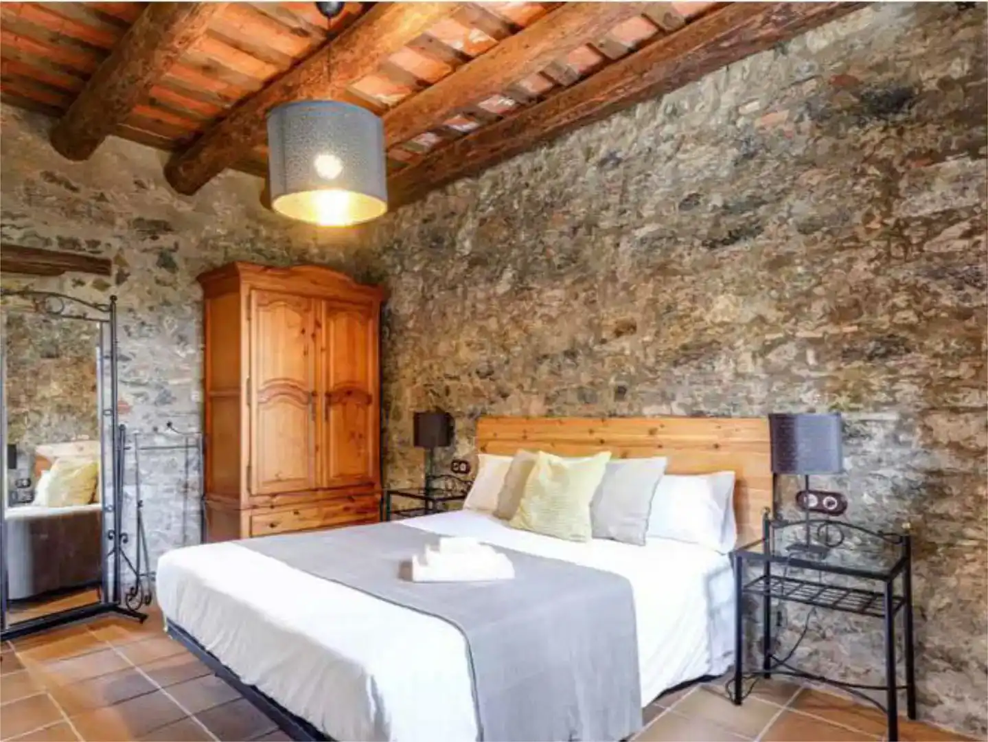 Schlafzimmer von Wohnung zur Miete in Pineda de Mar mit Privatgarten, Abstellraum und Möbliert