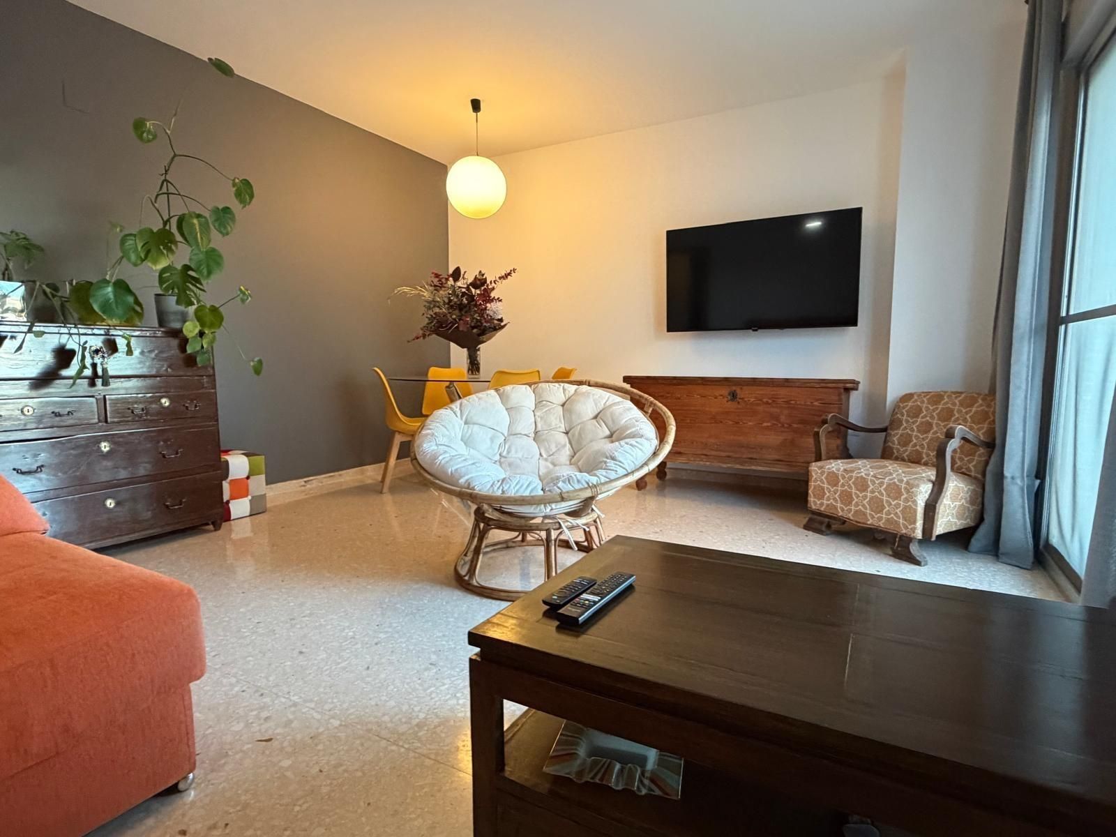 Living room of Flat for sale in Elche / Elx  with Air Conditioner, Terrace and Community pool