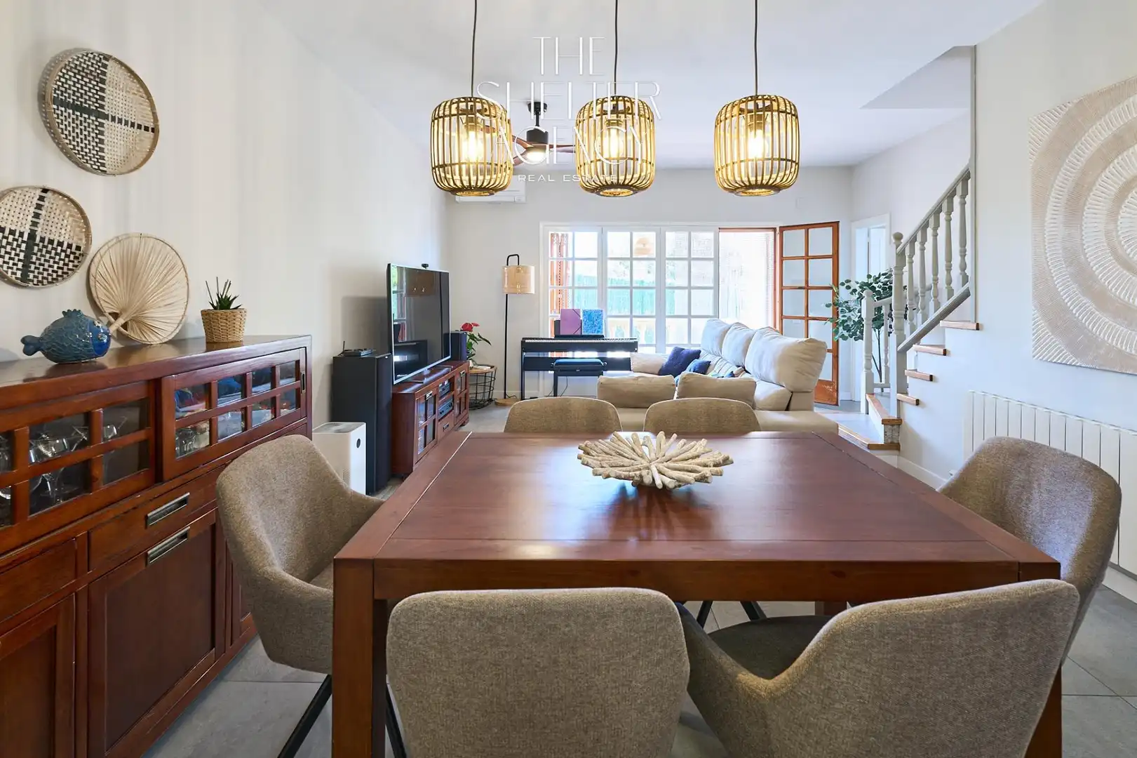 Comedor de Casa adosada en venta en Sant Pere de Ribes con Aire acondicionado, Calefacción y Terraza