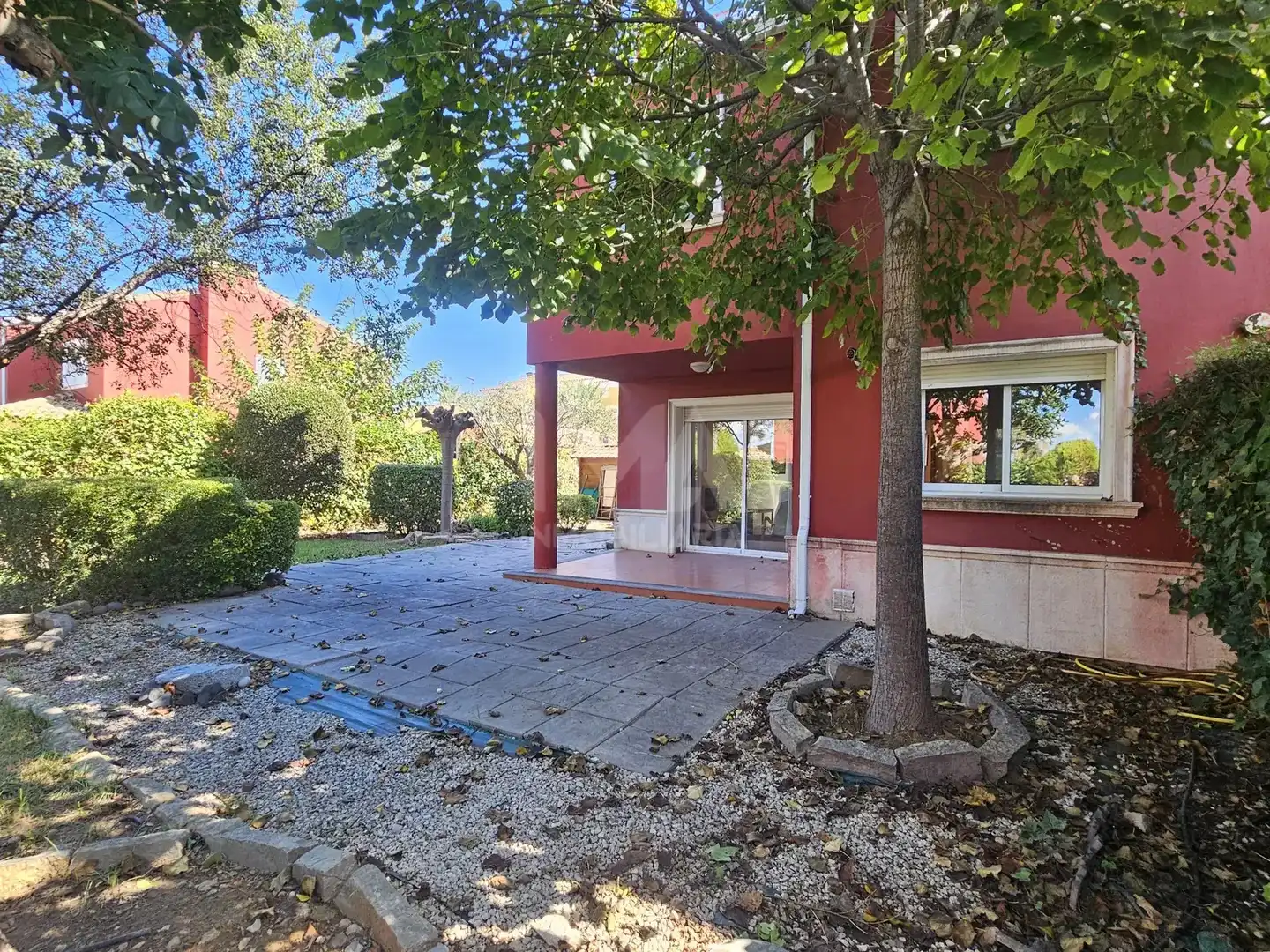 Jardín de Casa adosada en venta en Montealegre 