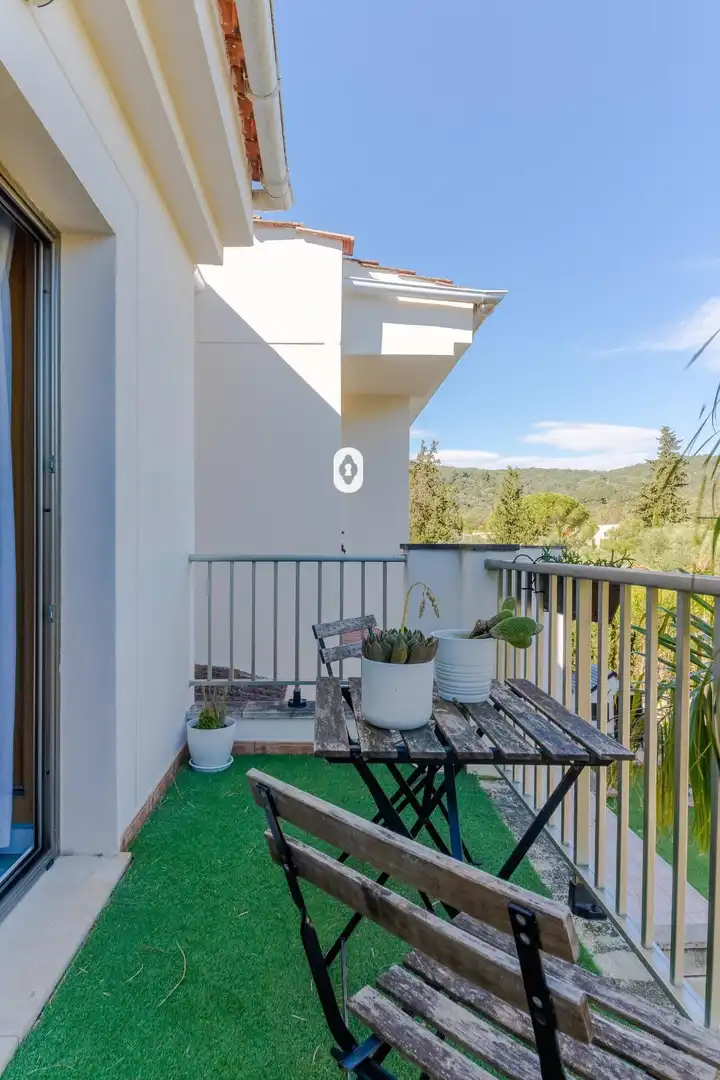 Terrassa de Casa adosada en venda en Sa Pobla amb Aire condicionat, Jardí privat i Parquet