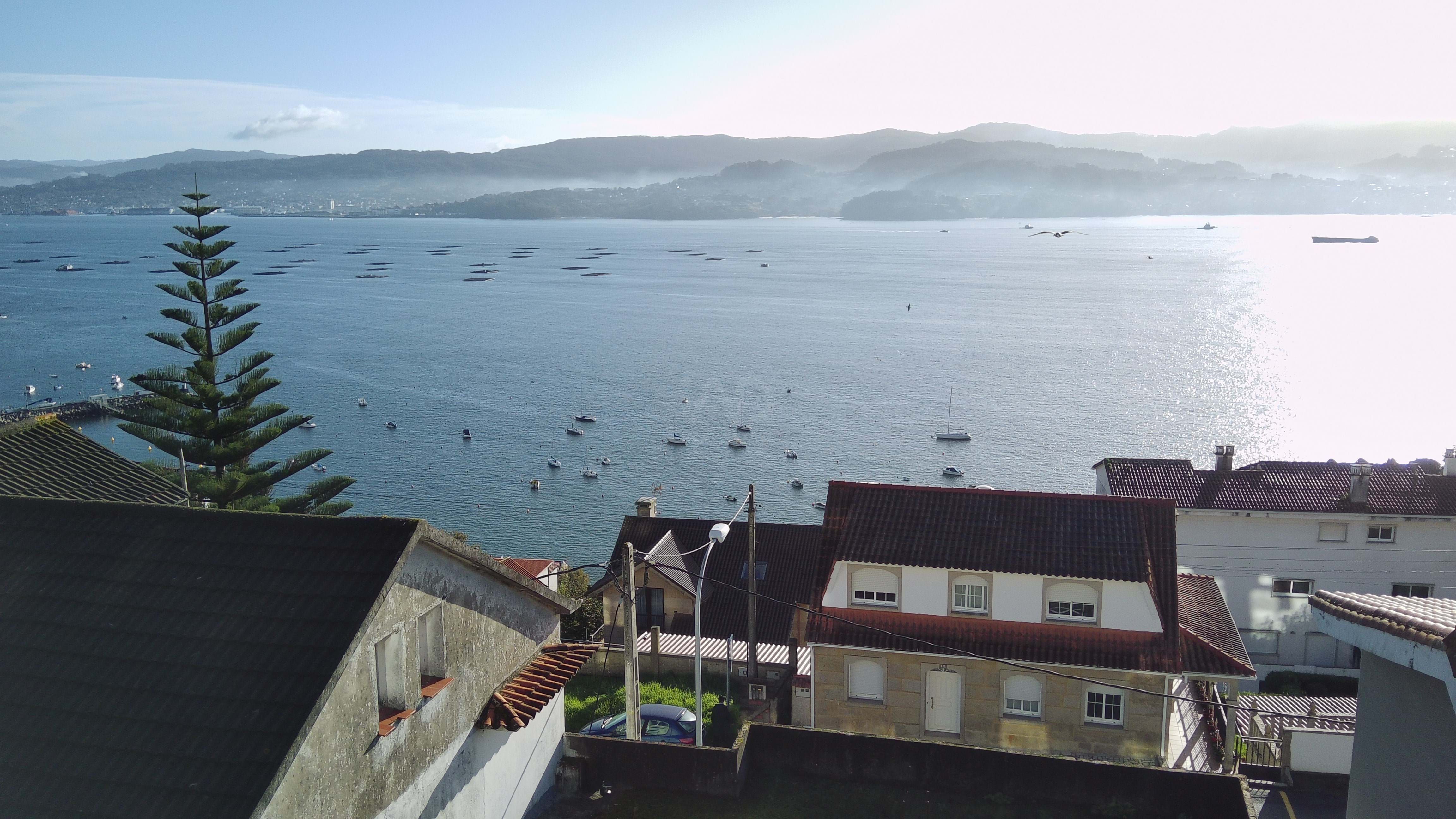 Exterior view of Single-family semi-detached for sale in Sanxenxo  with Air Conditioner, Heating and Terrace