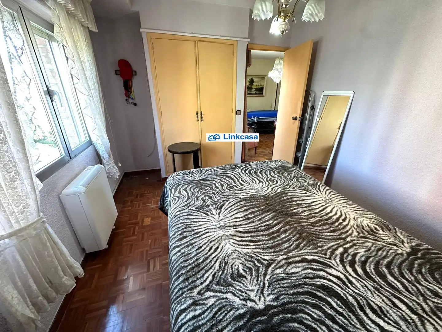 Bedroom of Flat for sale in Madrid  with Heating, Terrace and Furnished