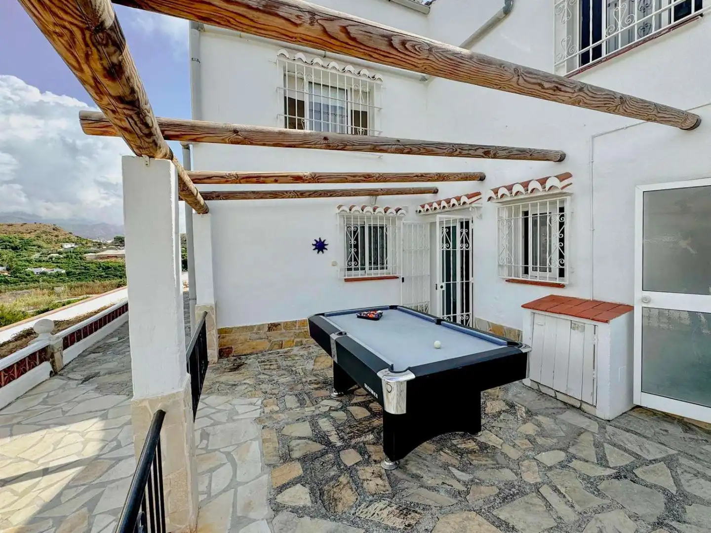 Terrassa de Casa o xalet en venda en Nerja amb Aire condicionat i Piscina