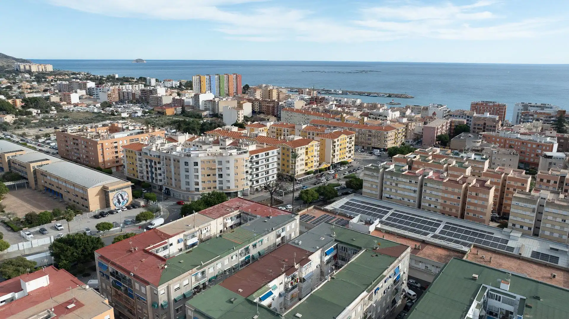Vista exterior de Piso en venta en Villajoyosa / La Vila Joiosa con Aire acondicionado, Calefacción y Amueblado
