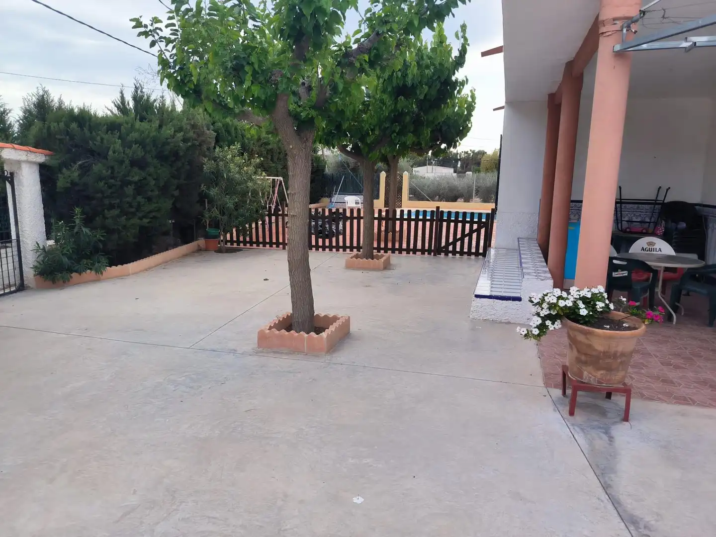 Terrasse von Country house zum Verkauf in Murcia mit Klimaanlage, Privatgarten und Schwimmbad