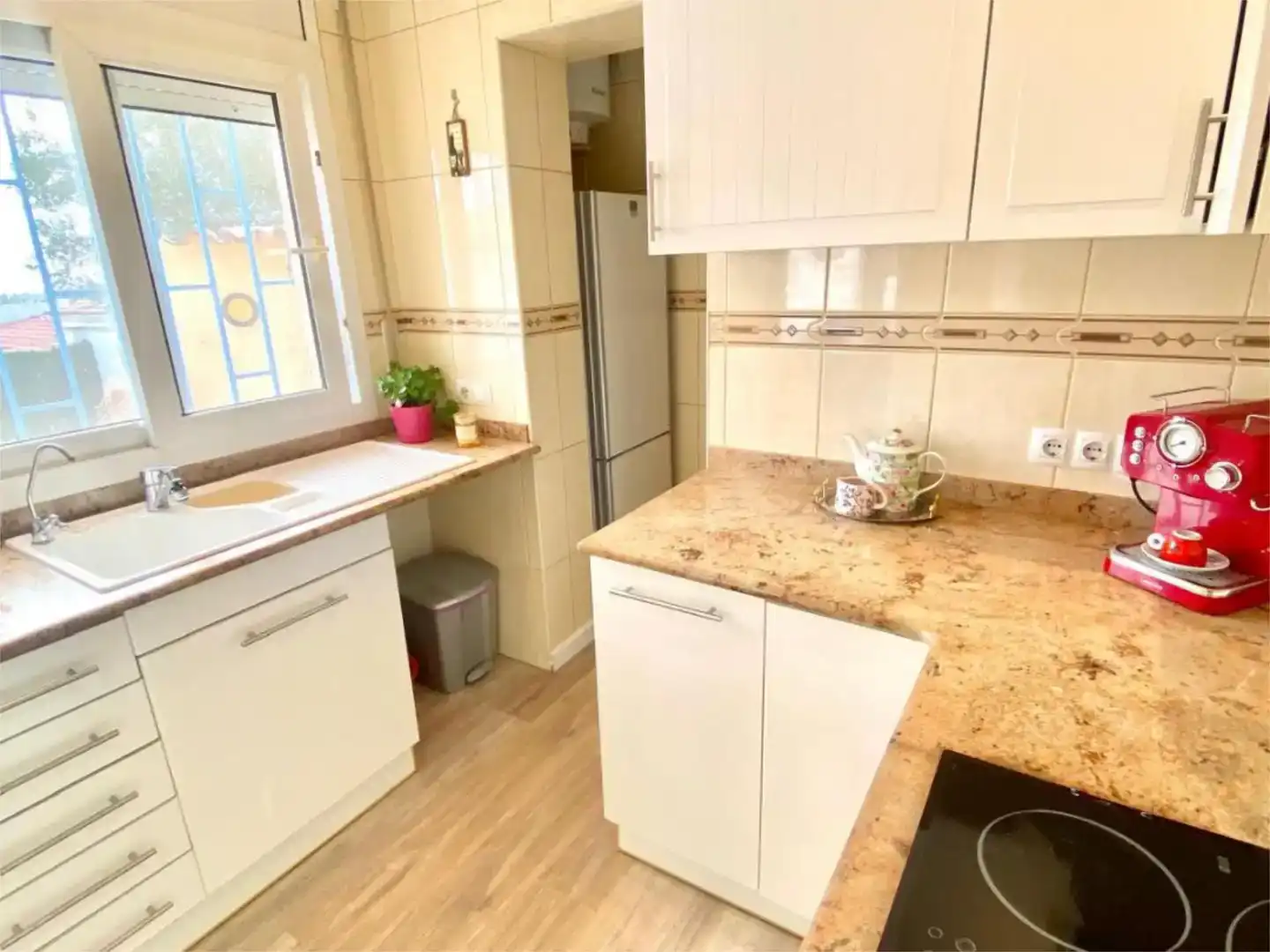 Kitchen of Flat for sale in Roses  with Air Conditioner