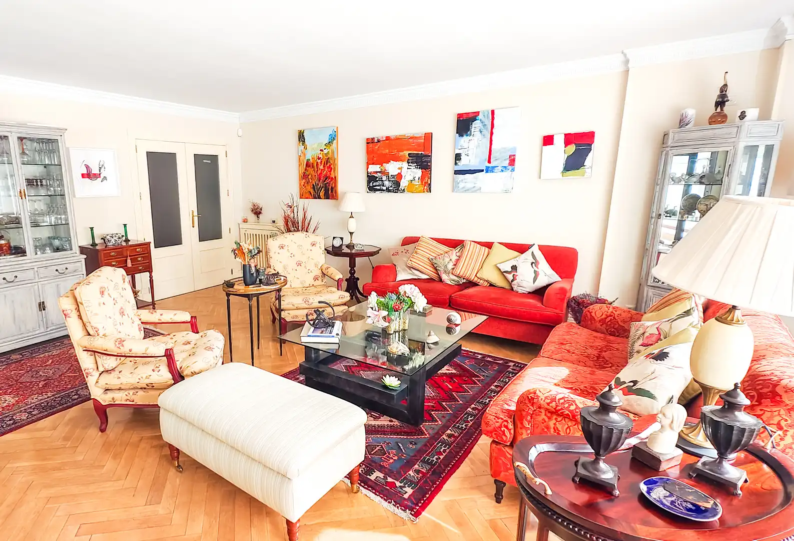 Sala de estar de Piso en venta en Madrid con Aire acondicionado, Calefacción y Jardín privado