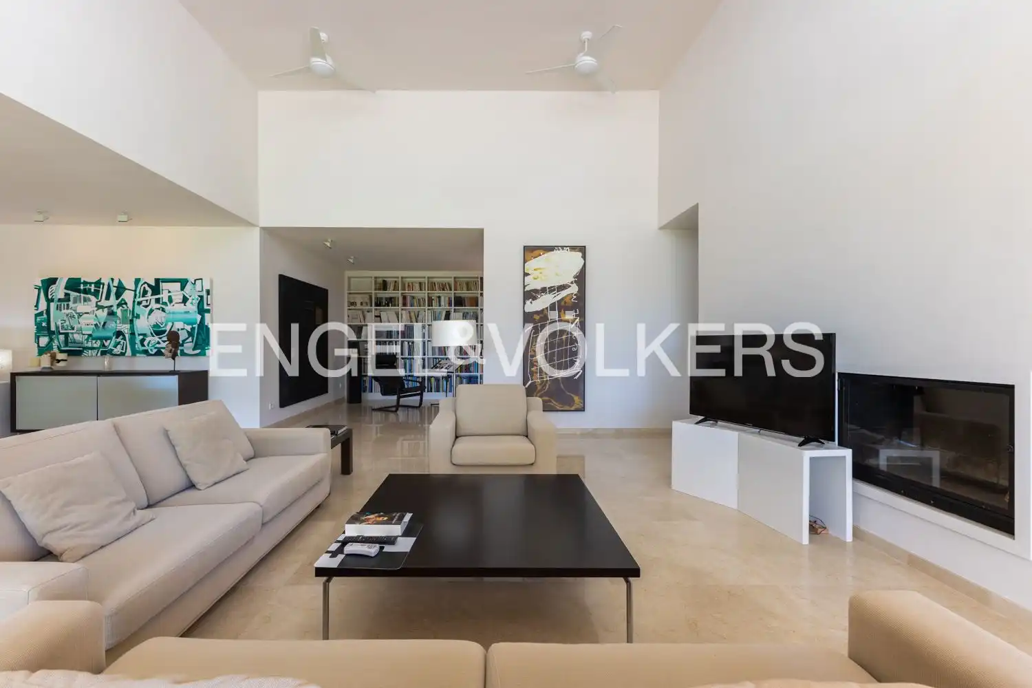 Sala de estar de Casa o chalet en venta en Jávea / Xàbia con Aire acondicionado, Calefacción y Jardín privado