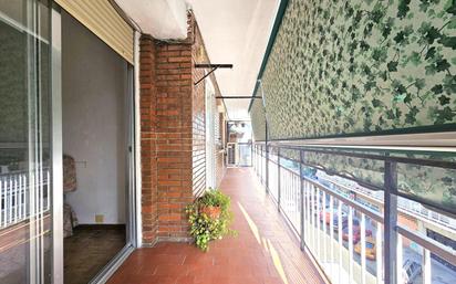 Balcony of Flat for sale in  Madrid Capital  with Air Conditioner, Heating and Parquet flooring