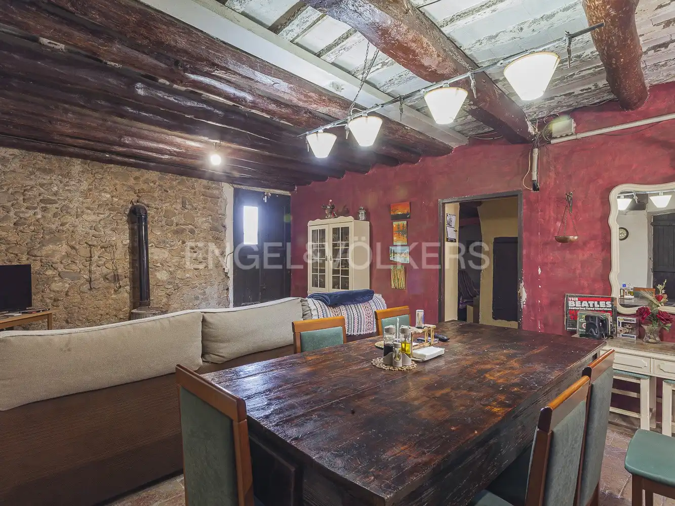 Comedor de Casa o chalet en venta en Viladecavalls con Aire acondicionado, Calefacción y Jardín privado