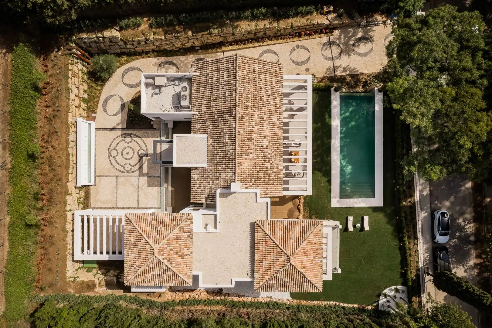 Jardí de Casa o xalet en venda en Estepona amb Aire condicionat, Terrassa i Piscina