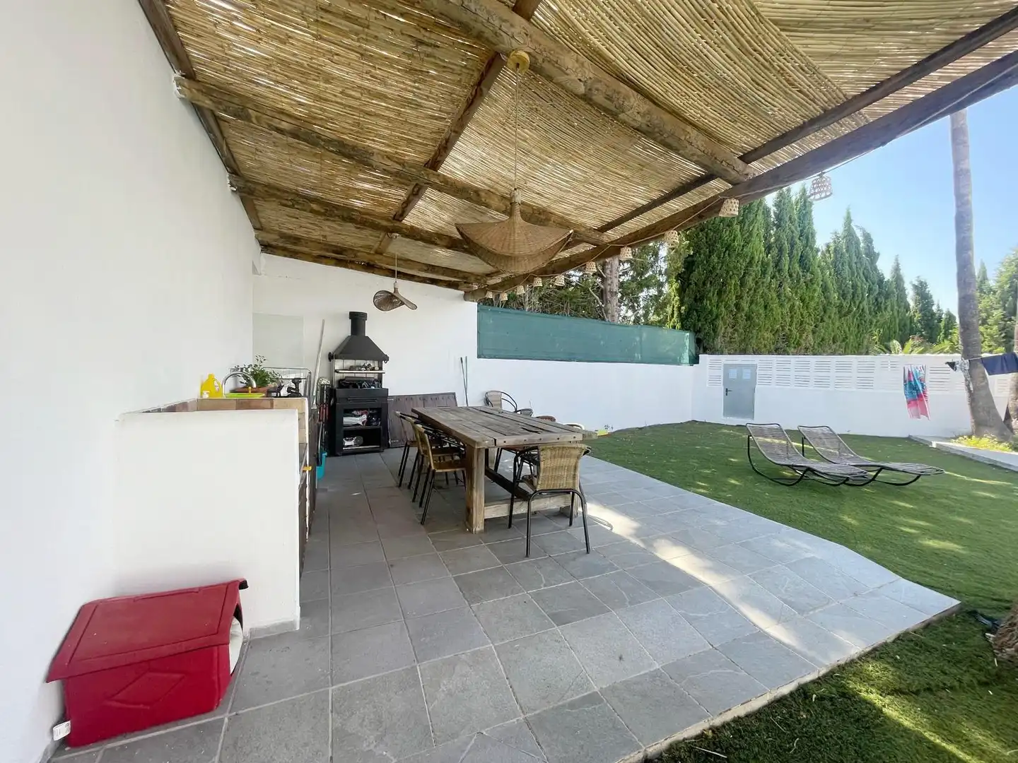 Terrace of Houses for rent in Dénia  with Air Conditioner, Heating and Private garden
